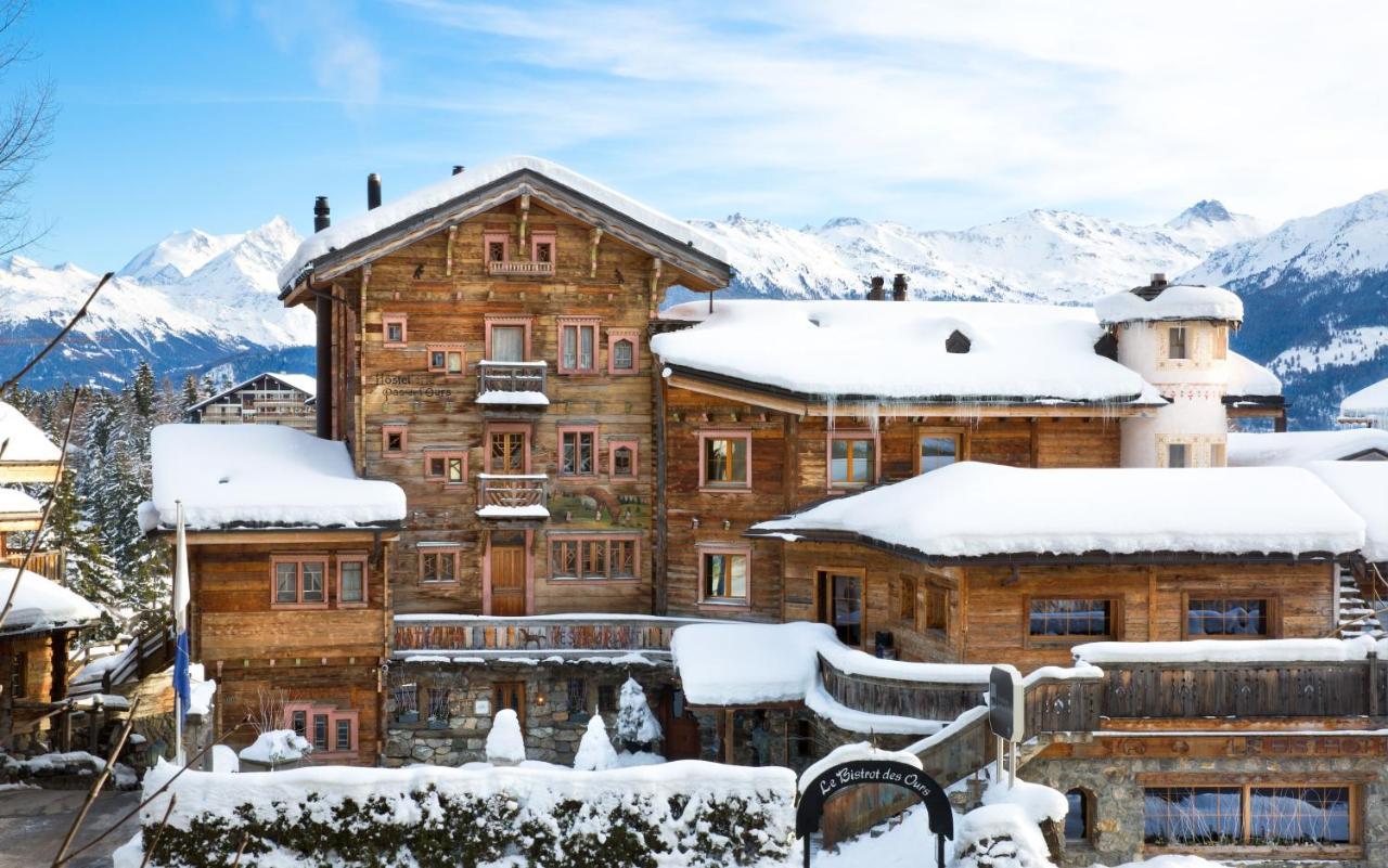 Hostellerie Du Pas De L'Ours "Relais Et Chateaux" Crans-Montana Exterior photo