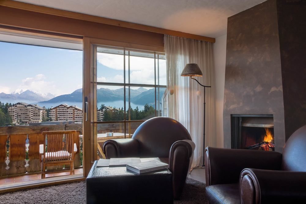 Hostellerie Du Pas De L'Ours "Relais Et Chateaux" Crans-Montana Exterior photo
